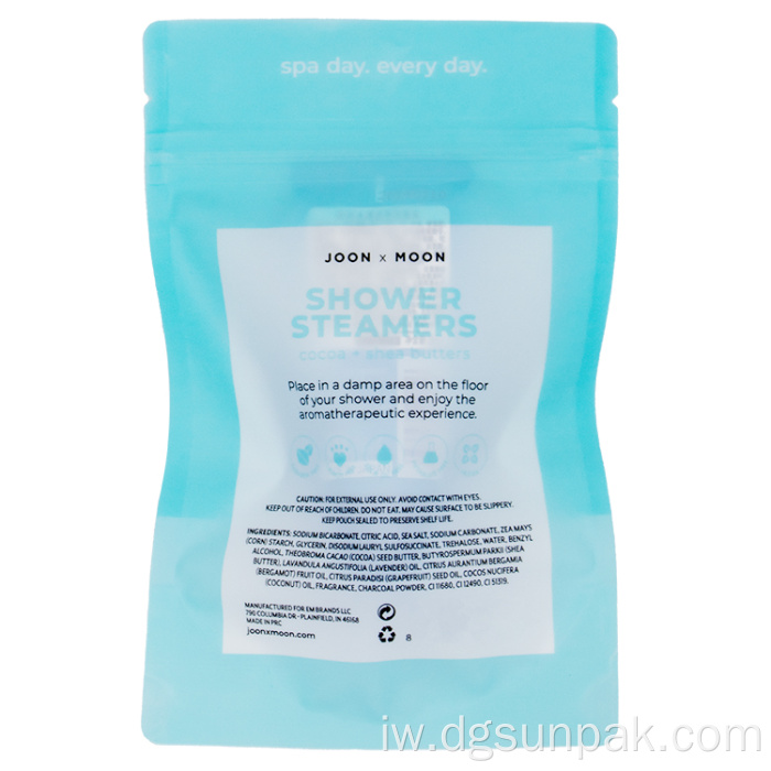 תיק רוכסן מזון מסוג mylar ziplock GRS